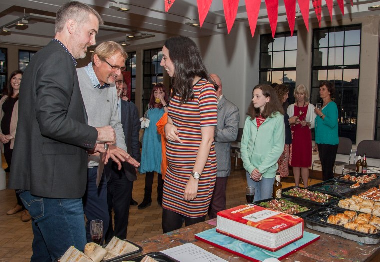 Display of food from Fox and Co and cake from Liggy's Cake Company